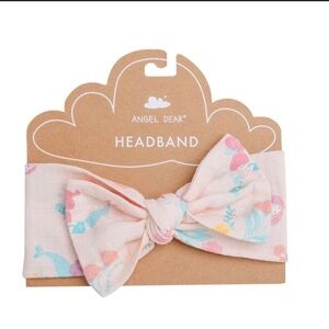 ANGEL DEAR Mermaid Bow Headband
 Baby Girls Headband Bow NWT 12-24 months